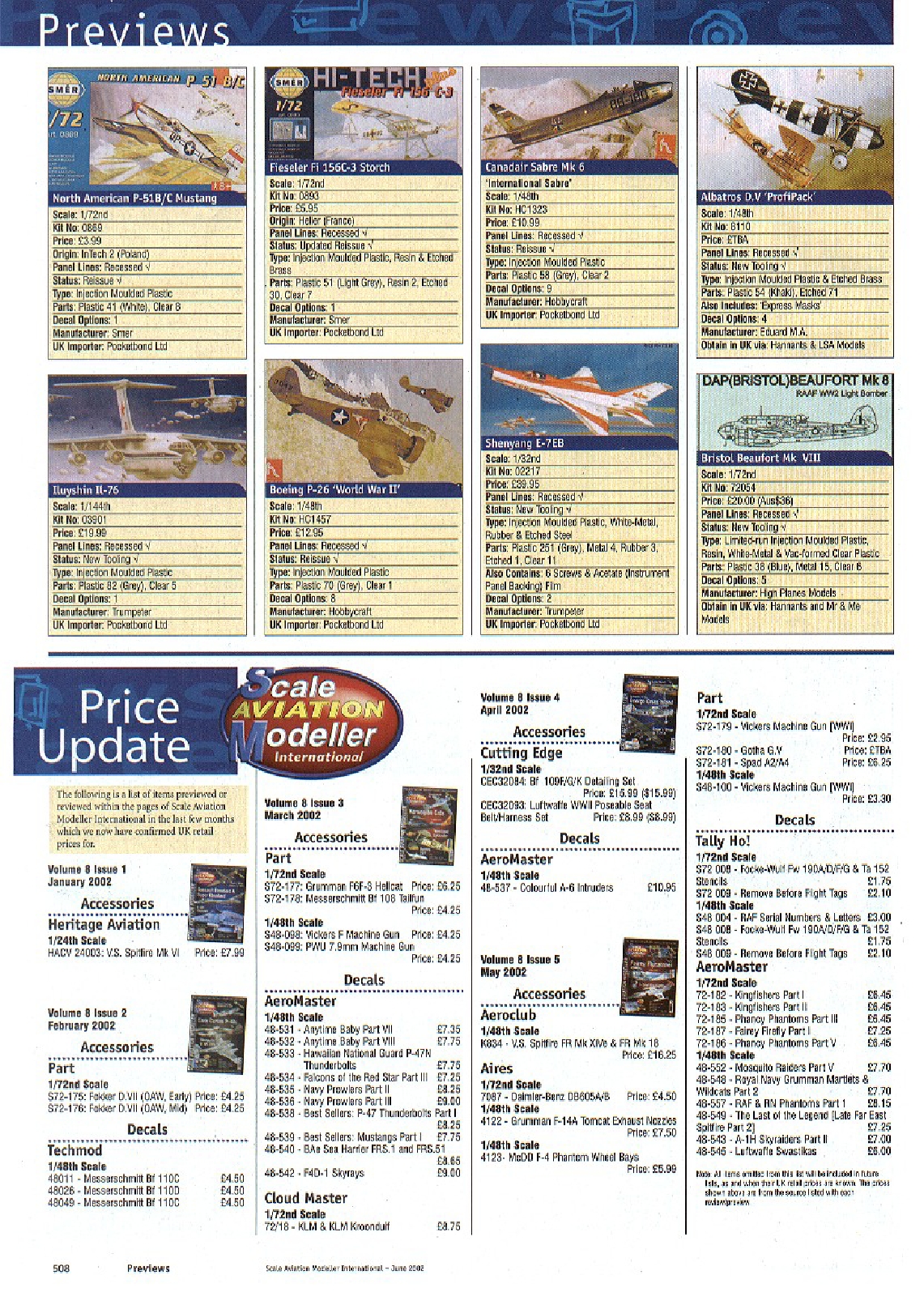 Scale Aviation Modeller International 2002-06